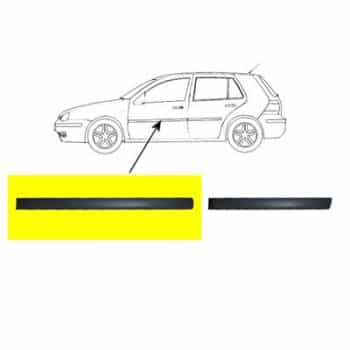 Baguette et bande protectrice, porte