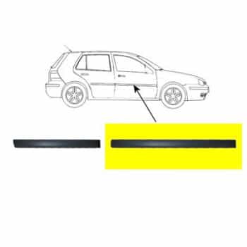 Baguette et bande protectrice, porte