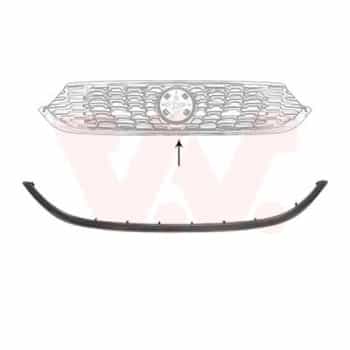 Baguette et bande protectrice, grille de radiateur