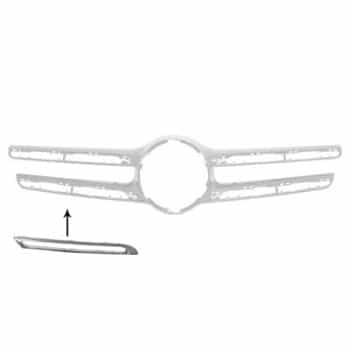 Baguette et bande protectrice, grille de radiateur