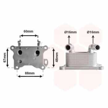 Radiateur d'huile 43013702 International Radiators