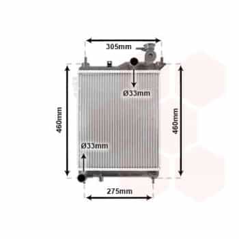 Radiateur, refroidissement du moteur 82002099 International Radiators