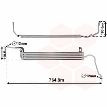 Radiateur d'huile, direction 06013723 International Radiators