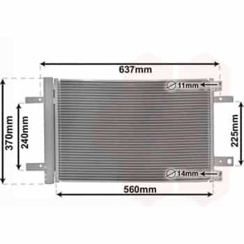 Condenseur, climatisation 09015702 International Radiators