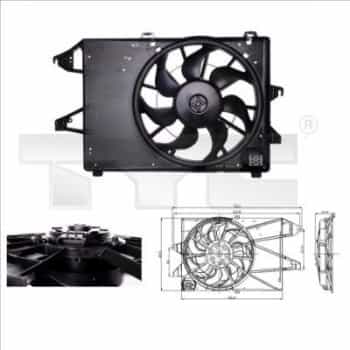 Ventilateur, refroidissement du moteur 810-0009 TYC