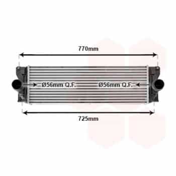 Intercooler, échangeur 30004582 International Radiators