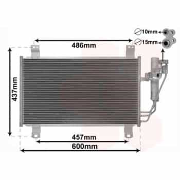 Condenseur, climatisation 27015701 International Radiators