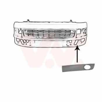 Grille de ventilation, pare-chocs