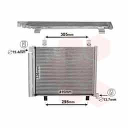 Condenseur, climatisation 58005327 International Radiators