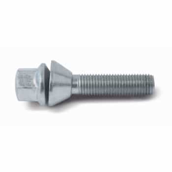H&R Boulon de roue conique avec anneau mobile M12x1.50 - Longueur 41mm (ex Renault, Saab)