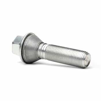 H&R Boulon de roue conique avec anneau mobile M14x1,25 - Longueur 46mm (ex. BMW)