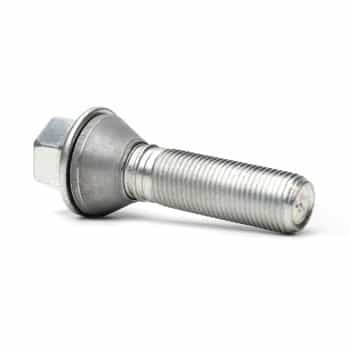 H&R Boulon de roue conique avec anneau mobile M14x1,25 - Longueur 48mm (ex. BMW)