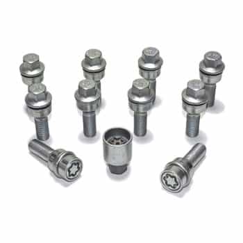 H&R Jeu de boulons de roue convexe R14 M14x1,50 - Longueur 40 mm - 10 pièces (par exemple Audi Q3, Q5) - incl.