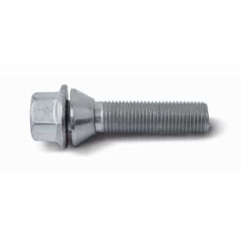 H&R Boulon de roue conique avec anneau mobile M14x1.50 - Longueur 53mm (ex. BMW, Volvo)