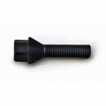 H&R Boulon de roue conique M12x1.50 - Longueur 40mm - Noir