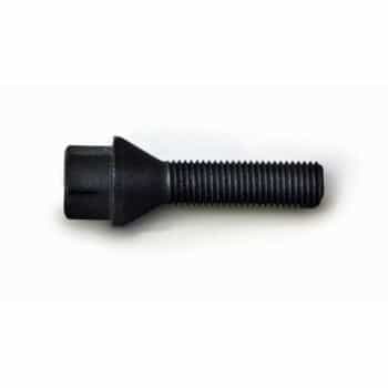 H&R Boulon de roue conique M12x1.50 - Longueur 50mm - Noir