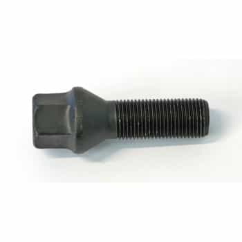 H&R Boulon de roue conique M14x1.25 - Longueur 26mm - Noir