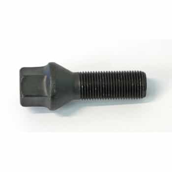 H&R Boulon de roue conique M14x1.25 - Longueur 28mm - Noir