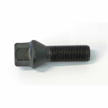 H&R Boulon de roue conique M14x1.25 - Longueur 48mm - Noir