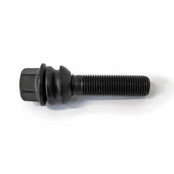 H&R Boulon de roue convexe avec anneau mobile R14 M14x1,50 - Longueur 29mm - Noir (ex. Porsche, VW T5, V
