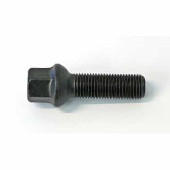 H&R Boulon de roue convexe R13 M14x1.50 - Longueur 32mm - Noir (par exemple Audi S5)