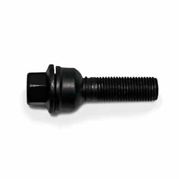 H&R Boulon de roue convexe R14 M14x1.50 - Longueur 32mm - Noir (par exemple Audi Q3, Q5)