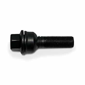 H&R Boulon de roue convexe R14 M14x1.50 - Longueur 35mm - Noir (ex. Audi Q3, Q5)