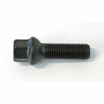 H&R Boulon de roue convexe R13 M14x1.50 - Longueur 36mm - Noir (par exemple Audi S5)