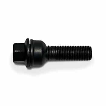 H&R Boulon de roue convexe R14 M14x1.50 - Longueur 38mm - Noir (par exemple Audi Q3, Q5)