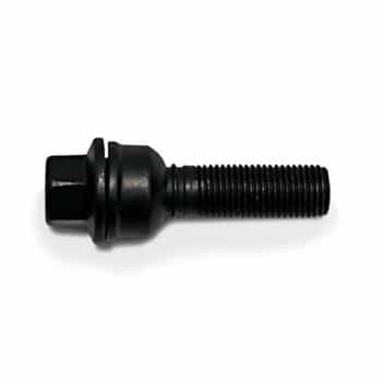H&R Boulon de roue convexe R14 M14x1.50 - Longueur 40mm - Noir (ex. Audi Q3, Q5)