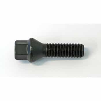 H&R Boulon de roue conique M14x1.50 - Longueur 43mm - Noir