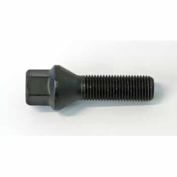 H&R Boulon de roue conique M14x1.50 - Longueur 55mm - Noir