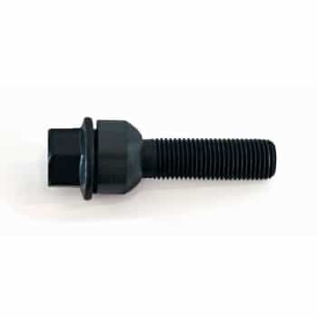 H&R Boulon de roue convexe avec anneau mobile R14 M14x1.50 - Longueur 63mm - Noir (ex. Porsche)