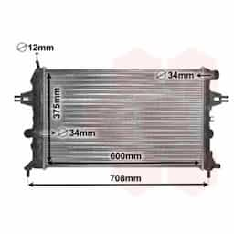 Radiateur, refroidissement du moteur 37002296 International Radiators