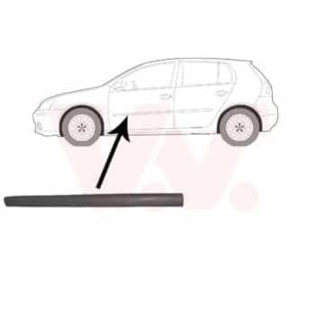Baguette et bande protectrice, porte