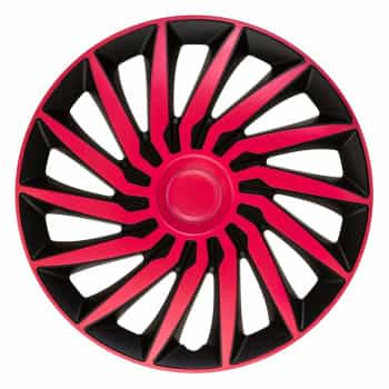 Jeu d'enjoliveurs 4 pièces Kendo 13 pouces noir / rose