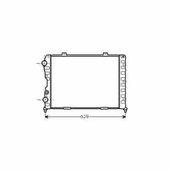 Radiateur, refroidissement du moteur *** IR PLUS *** 01002056 International Radiators Plus
