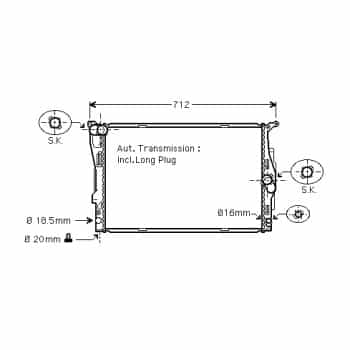Radiateur, refroidissement du moteur *** IR PLUS *** 06002303 International Radiators Plus