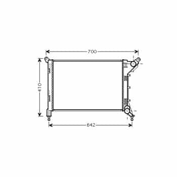 Radiateur, refroidissement du moteur 06002310 International Radiators
