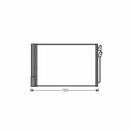 Condenseur, climatisation 06005370 International Radiators