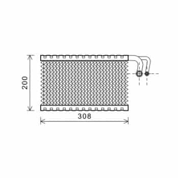 Evaporateur climatisation