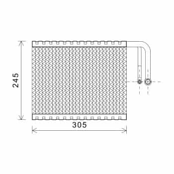 Evaporateur climatisation
