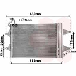 Condenseur, climatisation 76005007 International Radiators