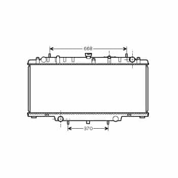 Radiateur, refroidissement du moteur 13002246 International Radiators