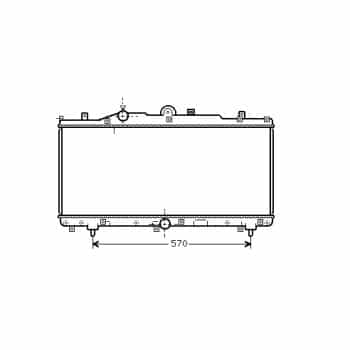 Radiateur, refroidissement du moteur 17002166 International Radiators