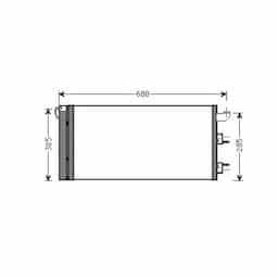 Condenseur, climatisation 17005406 International Radiators