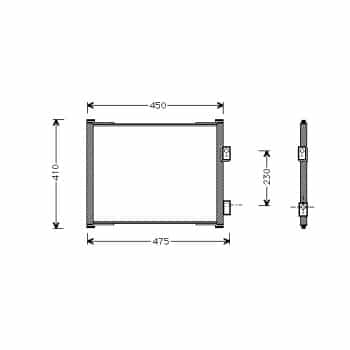 Condenseur de climatisation 18005262 International Radiators Plus
