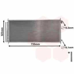 Condenseur de climatisation JAZZ 12i/13i MT/AT 04- 25005222 International Radiators Plus