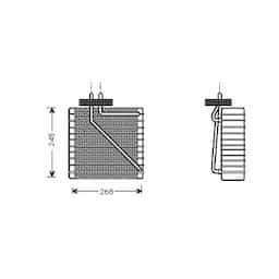 Evaporateur climatisation