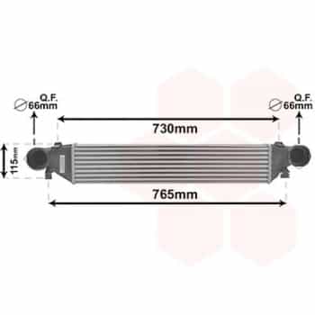 Intercooler, échangeur 30004297 International Radiators